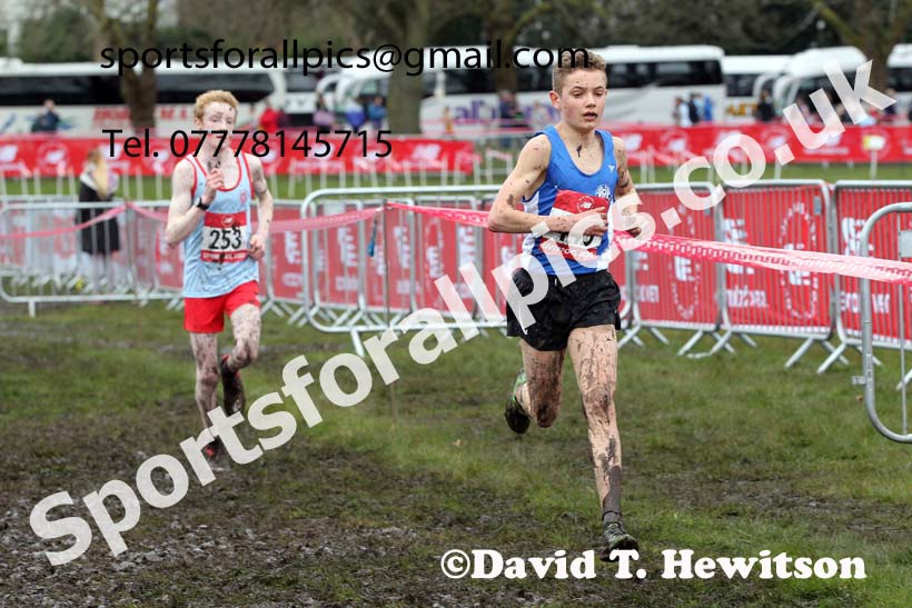 Intermediate boys, 2020 New Balance English Schools Champs., Sefton Park, Liverpool. Photo: David T. Hewitson/Sports for All Pics